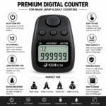 1 Crore Naam Japa Counter with 12-channel digital counting, soft buttons, auto power off, long battery life, water-resistant design and premium matte finish for Naam Jap, chanting, meditation and prayer.