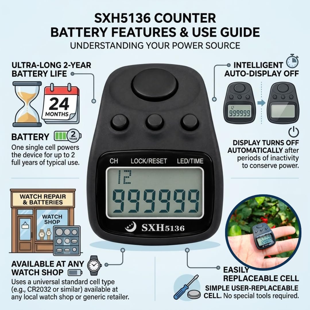 1 Crore Naam Japa Counter with 12-channel digital counting, soft buttons, auto power off, long battery life, water-resistant design and premium matte finish for Naam Jap, chanting, meditation and prayer.
