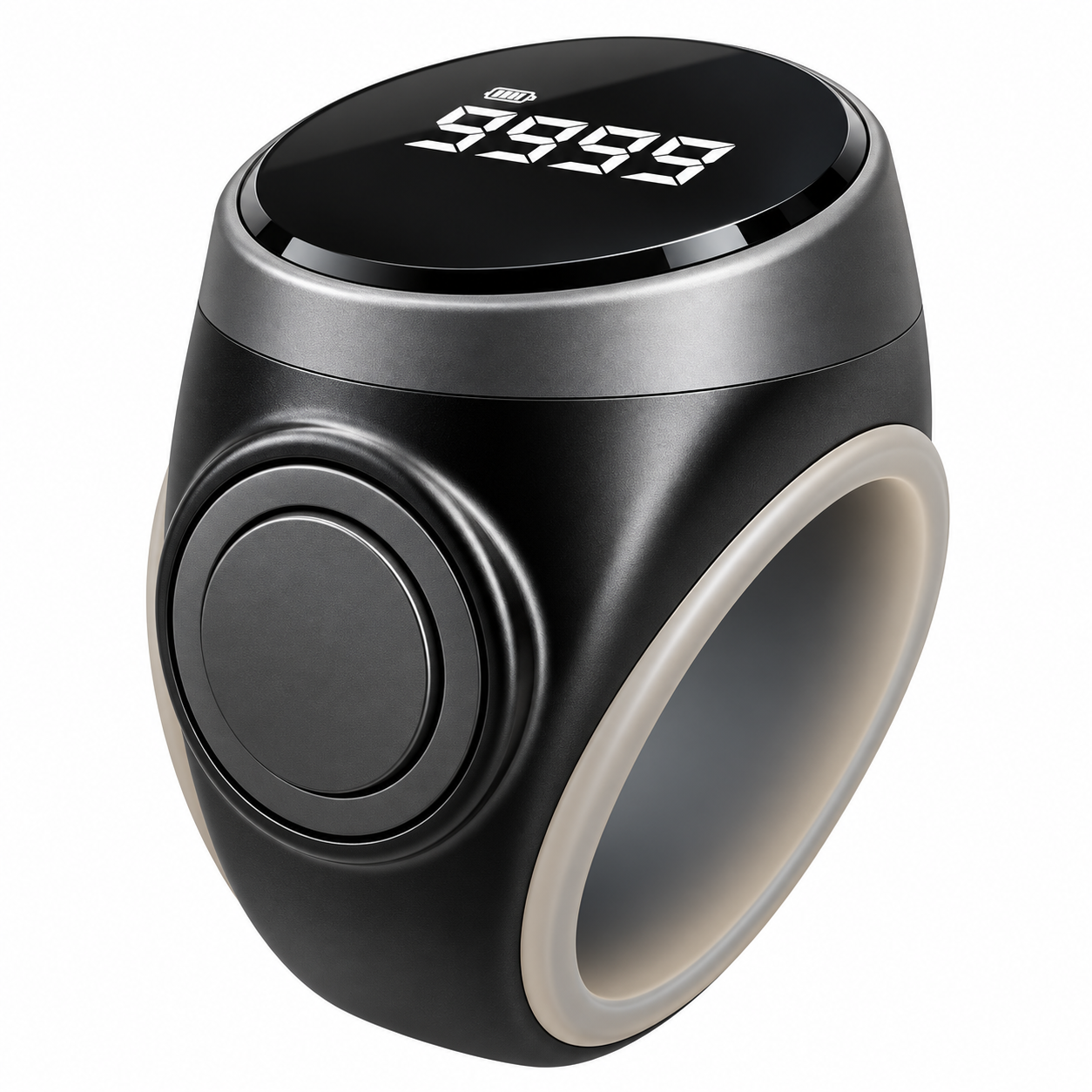 Portable Ring Naam Japa Tally Counter - 1 Lakh Counting