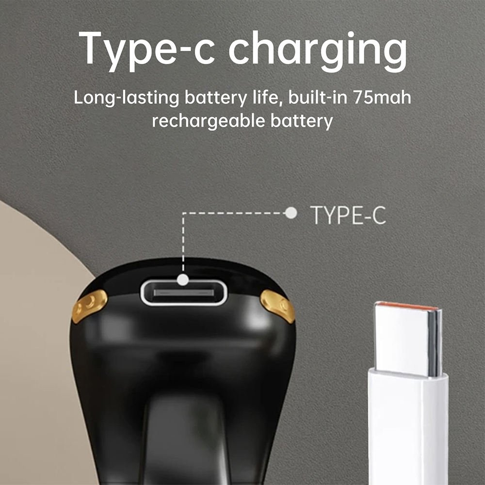 The image shows an Android Touch Display Slim Ring Japa Counter with a compact and adjustable ring design. This Digital Naam Jap Counter is designed for easy chanting and can connect with an Android app to track Japa data, making it suitable for Naam Jap, meditation, prayer and mantra chanting.