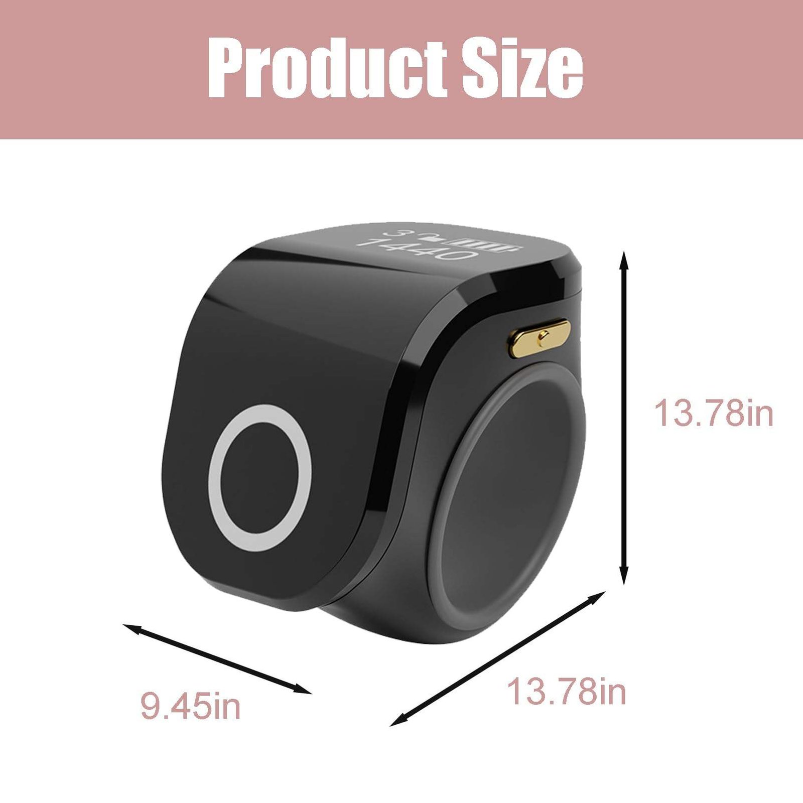 The image shows a Portable Ring Japa Counter with Android connectivity and touch display, featuring an adjustable ring design for comfortable use. This digital Naam Japa Counter helps track chanting data through a connected app and is suitable for Naam Jap, Jaap, meditation, prayer and mantra chanting.